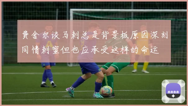 费舍尔谈马刺总是背景板原因深刻同情刺蜜但也应承受这样的命运